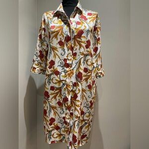 Versace Collection Multicolor Floral Tunic